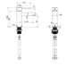 Star Mini Chrome 25mm Basin Mixer