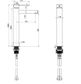 Star Mini Chrome 25mm High Rise Basin Mixer
