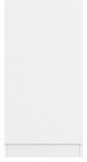 Laundry - Matte White Single Door Floor Cabinet 400*580*860