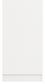 Laundry - Matte White Single Door Floor Cabinet 400*580*860