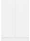 Laundry - Matte White Double Door Floor Cabinet 600*580*860