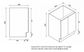 Laundry - Matte White Double Door Floor Cabinet 600*580*860