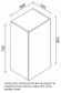 Laundry - Matte White Single Door Overhead Cabinet 300*320*720