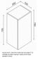 Laundry - Matte White Single Door Overhead Cabinet 350*320*720