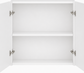 Laundry - Matte White Double Door Overhead Cabinet 700*320*720