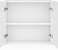 Laundry - Matte White Double Door Overhead Cabinet 800*320*720