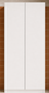 Laundry - Matte White Double Door Broom Closet 800*600*2200