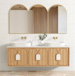 Laguna Mark II 1800mm Woodland Oak Wall Hung Vanity