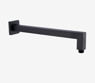 SQUARE SHOWER ARM MATTE BLACK