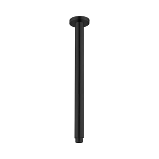ROUND CEILING ARM 300MM LENGTH MATTE BLACK