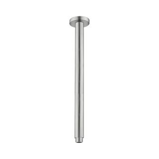 ROUND CEILING ARM 300MM LENGTH BRUSHED NICKEL