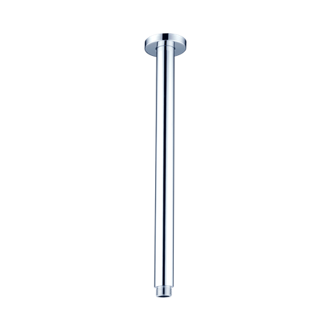 ROUND CEILING ARM 300MM LENGTH CHROME