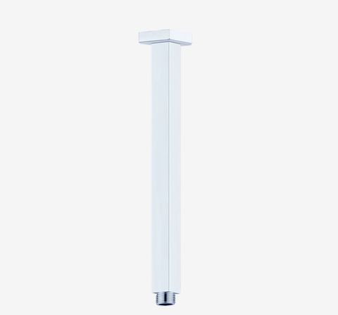 SQUARE CEILING ARM 450MM LENGTH CHROME