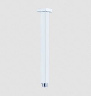 SQUARE CEILING ARM 150MM LENGTH CHROME