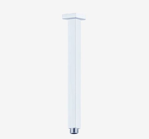 SQUARE CEILING ARM 300MM LENGTH CHROME