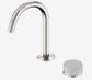 Serenity Progressive Basin Mixer Arc Spout With Carrara Handle Brushed Nickel