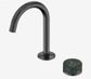 Serenity Progressive Basin Mixer Arc Spout With Verde Alpi Handle Gun Metal