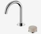 Serenity Progressive Basin Mixer Arc Spout With Rome Travertine Handle Chrome