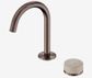 Serenity Progressive Basin Mixer Arc Spout With Rome Travertine Handle Brushed B