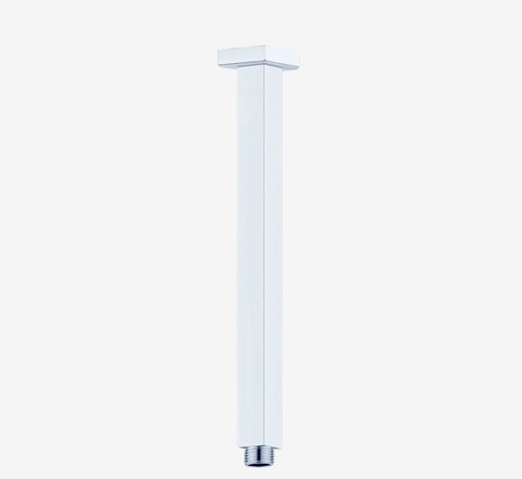 SQUARE CEILING ARM 600MM LENGTH CHROME