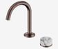 Serenity Progressive Basin Mixer Arc Spout With Arabescato Corchia Handle Brushe