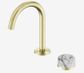 Serenity Progressive Basin Mixer Arc Spout With Arabescato Corchia Handle Brushe