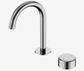 Serenity Progressive Basin Mixer Arc Spout With Metal Handle Chrome