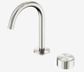 Serenity Progressive Basin Mixer Arc Spout With Metal Handle Brushed Nickel
