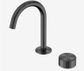 Serenity Progressive Basin Mixer Arc Spout With Metal Handle Gun Metal