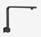 SQUARE SWIVEL SHOWER ARM MATTE BLACK