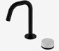 Serenity Progressive Basin Mixer Edge Spout With Carrara Handle Matte Black