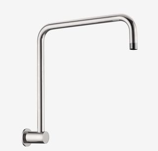 ROUND SWIVEL SHOWER ARM BRUSHED NICKEL
