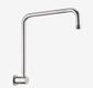 ROUND SWIVEL SHOWER ARM BRUSHED NICKEL