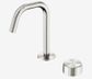 Serenity Progressive Basin Mixer Edge Spout With Metal Handle Brushed Nickel
