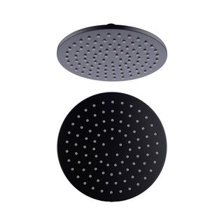 200MM ROUND SHOWER HEAD MATTE BLACK