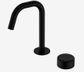 Serenity Progressive Basin Mixer Edge Spout With Marquina Black Handle Matte Bla