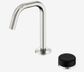 Serenity Progressive Basin Mixer Edge Spout With Marquina Black Handle Brushed N