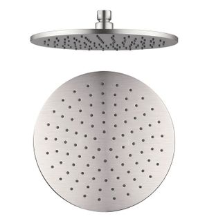 250MM ROUND SHOWER HEAD BRUSHED NICKEL