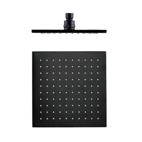 250MM SQUARE SHOWER HEAD MATTE BLACK