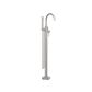 MECCA ROUND FREESTANDING MIXER WITH HAND SHOWER BRUSHED NICKEL