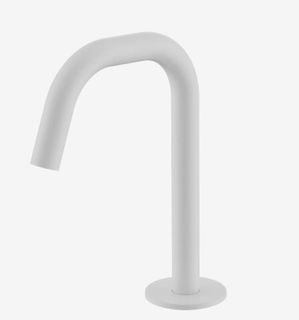 Serenity Basin Edge Spout Matte White