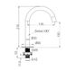 Serenity Basin Arc Spout Matte White