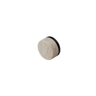Serenity Rome Travertine Handle Matte Black
