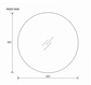 800 Round Mirror P/E