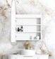 LED Archie 900(H)x600(W) White Shaving Cabinet - Premium Edition