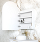 LED Archie 900(H)x600(W) White Shaving Cabinet - Premium Edition