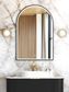 LED Archie 1200X800 Black Metal Frame Mirror