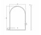 LED Archie 1200x800 White Metal Frame Mirror