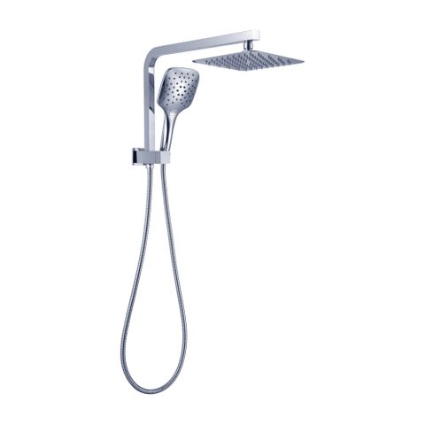 CELIA 2 IN 1 TWIN SHOWER CHROME