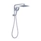 CELIA 2 IN 1 TWIN SHOWER CHROME